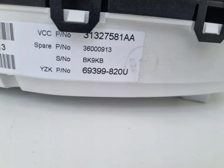Volvo XC60 I V60 I S60 II 2.4 D5 LICZNIK ZEGARY Europa 31327581AA diesel