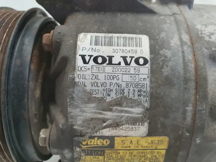 Volvo S80 II 2.5 T turbo SPRĘŻARKA KLIMATYZACJI 30780459