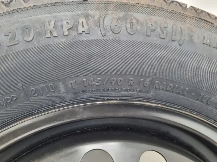Nissan QASHQAI KOŁO DOJAZDOWE dojazdówka 145/90 R16 5x114,3 40300 JD077