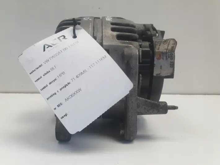 VW Golf V 1.6 FSI ALTERNATOR 03C903023D