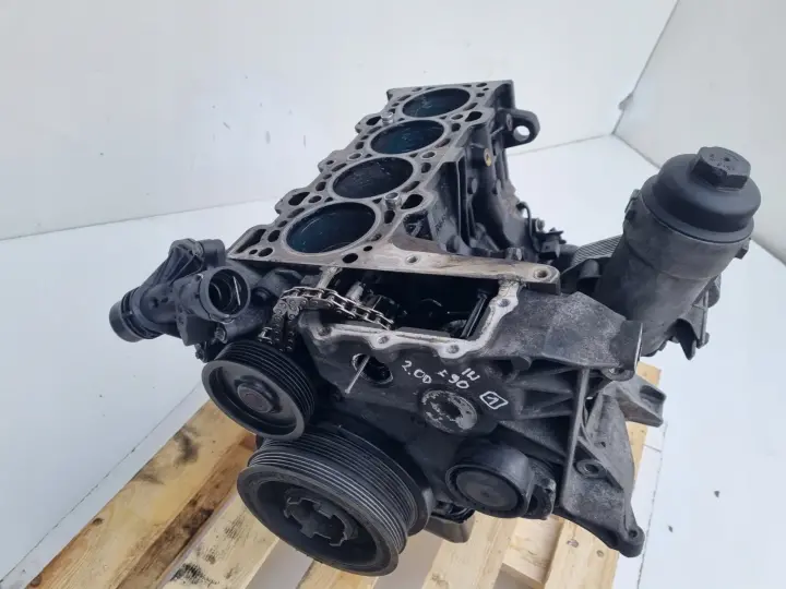DÓŁ SILNIKA BLOK WAŁ TŁOKI MISKA BMW E90 E91 2.0 D DIESEL M47D20 204D4