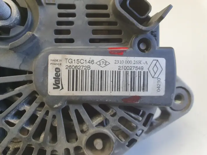 Renault Megane III 1.5 DCI ALTERNATOR 231000026R valeo