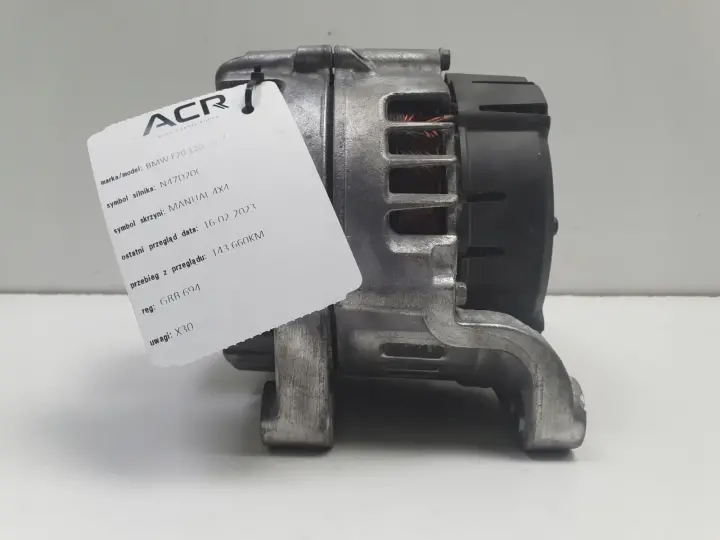 BMW F10 F11 F30 F20 2.0 D ALTERNATOR 180A 7823343 AL04