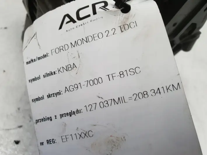 Ford Mondeo MK4 2.2 TDCI ALTERNATOR