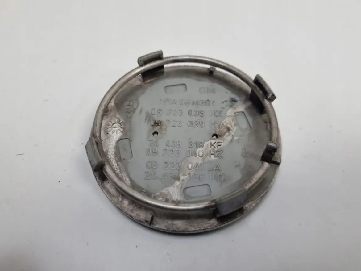 Opel Vauxhall DEKIELEK FELGI Kapsel kołpak 09223038HX 09223039HY 60mm