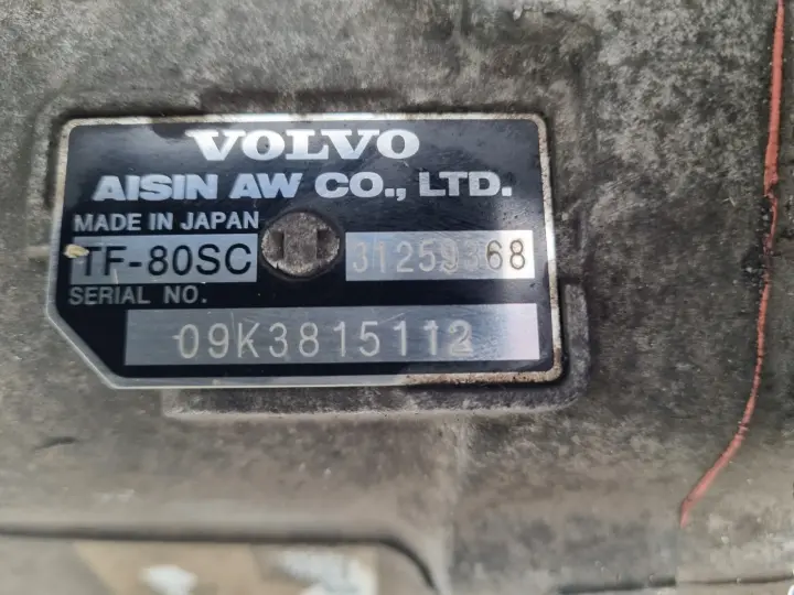 Volvo S80 II 2.4 D5 AUTOMATYCZNA SKRZYNIA BIEGÓW automat 31259368 TF-80SC