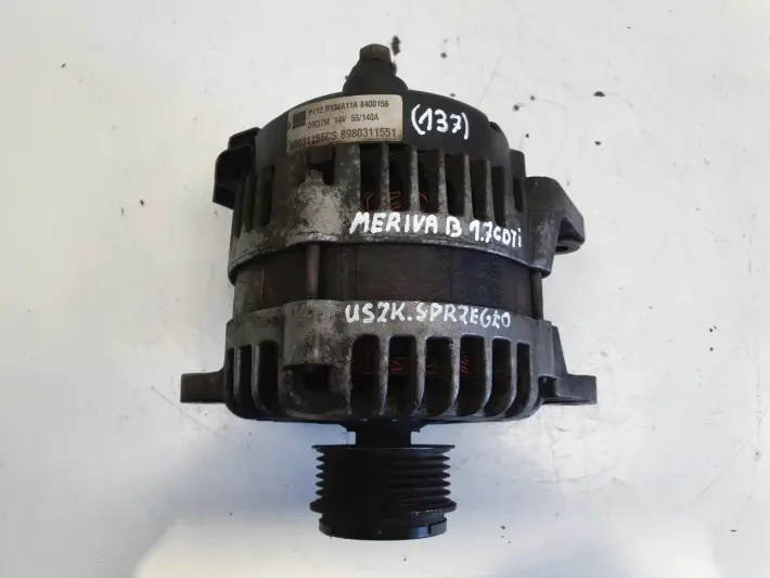 Opel Meriva B 1.7 CDTI ALTERNATOR 8980311551