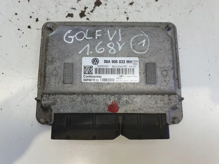 VW Golf VI 1.6 8V STEROWNIK SILINIKA komputer 06A906033MH 5WP4077901