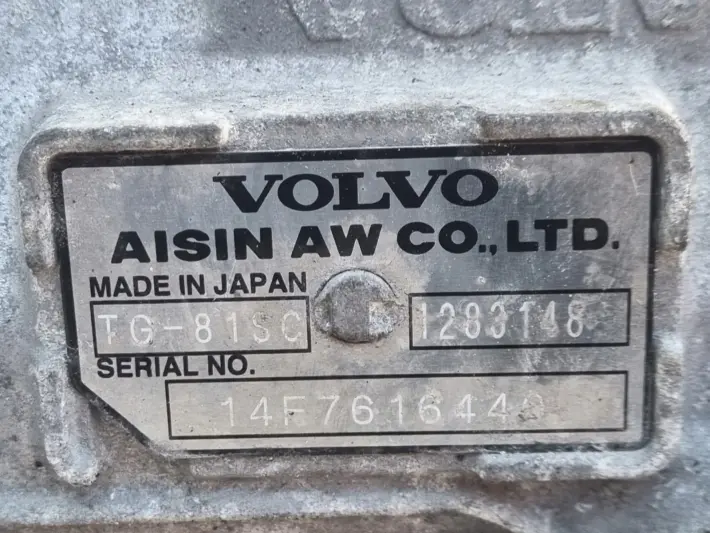 Volvo S60 II V60 2.0 D DIESEL AUTOMATYCZNA SKRZYNIA BIEGÓW 1283148 TG-81SC
