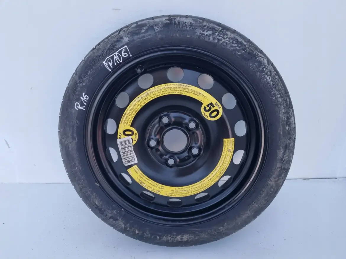 Audi Seat Vw Golf V KOŁO DOJAZDOWE dojazdówka 125/70 R16 1K0601027F 5x112