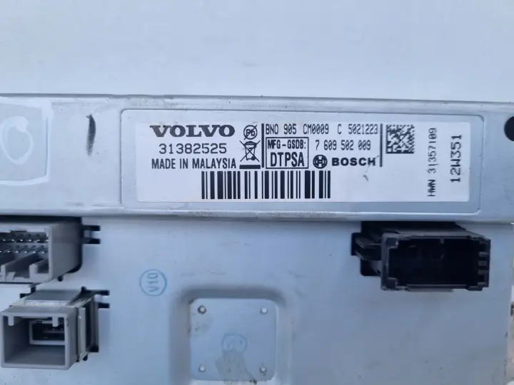 Volvo V40 II EKRAN NAWIGACJI Wyświetlacz monitor 31382525