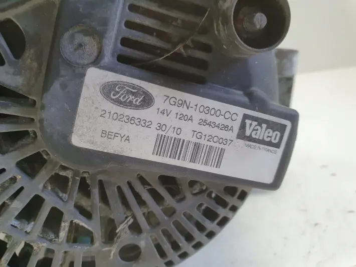 Ford Fiesta MK7 1.25 ALTERNATOR valeo 7G9N-10300-CC 120A