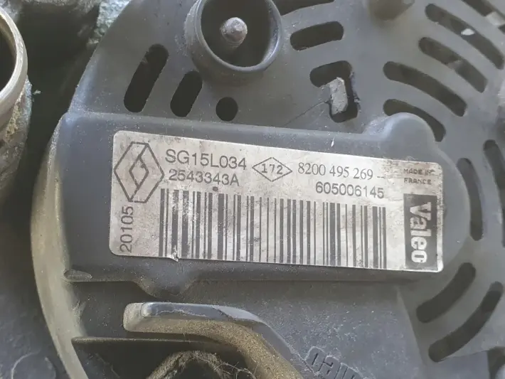 Renault Espace IV 1.9 DCI ALTERNATOR WODNY 8200495269 valeo