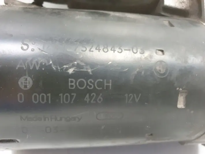 BMW E87 E90 2.0 i ROZRUSZNIK bosch 7524843 0001107426