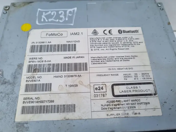 Volvo V60 I S60 II XC60 I CZYTNIK NAWIGACJI Radio 31328811 31328811AA