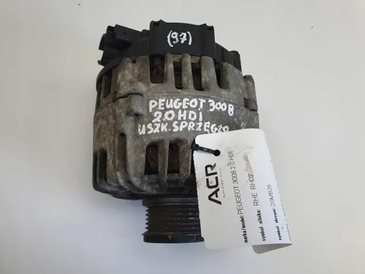 Peugeot 3008 2.0 HDI ALTERNATOR 9664779680 valeo