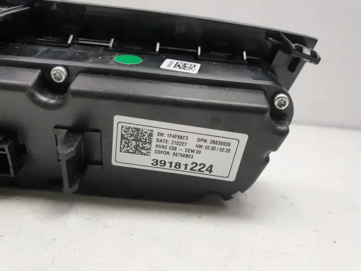 Opel Corsa F PANEL KLIMATYZACJI Nawiewu 39181224