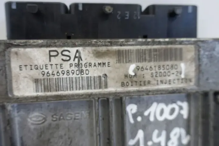 Peugeot 1007 1.4 8V KOMPUTER SILNIKA sterownik
