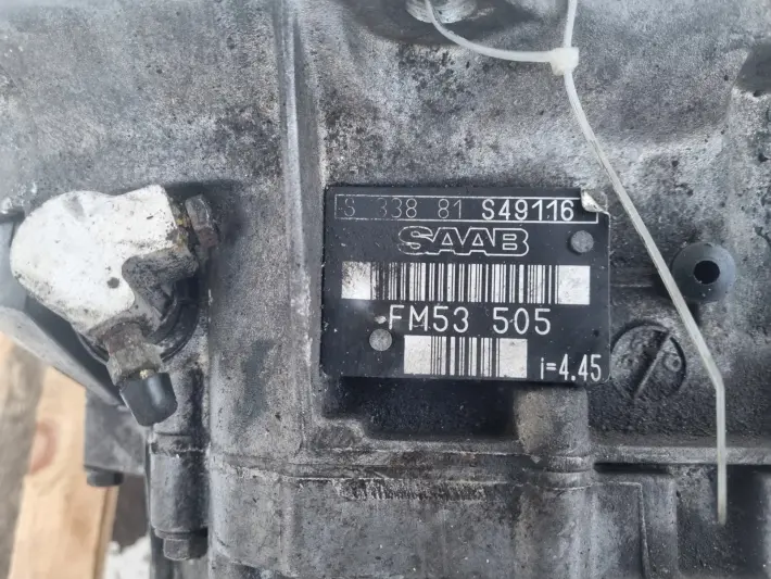 Saab 9-3 93 2.0 16V SKRZYNIA BIEGÓW manualna FM53505 MANUAL
