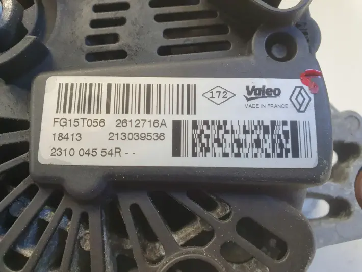 Renault Kangoo II 1.5 DCI ALTERNATOR 231004554R valeo