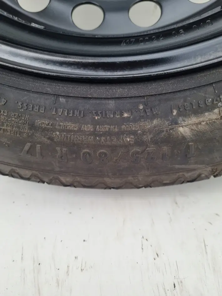 Volvo S80 II V70 III KOŁO DOJAZDOWE dojazdówka 125/80 R17 31302356 2170805