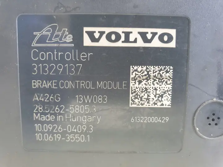 Volvo V60 S60 II POMPA ABS Sterownik 31329137