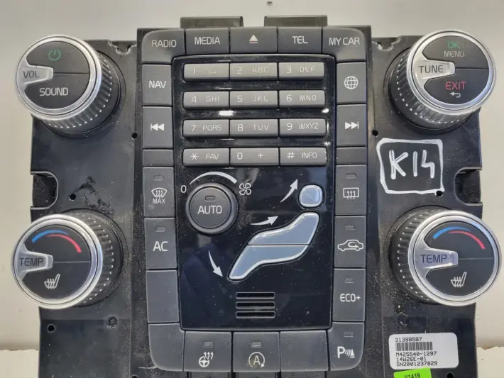 Volvo S60 II V60 I XC60 I PANEL KLIMATYZACJI Nawiewu radia 31398587