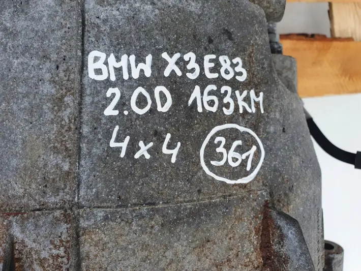 BMW X3 E83 2.0 D DIESEL REDUKTOR MANUALNEJ SKRZYNI BIEGÓW manual 7555294