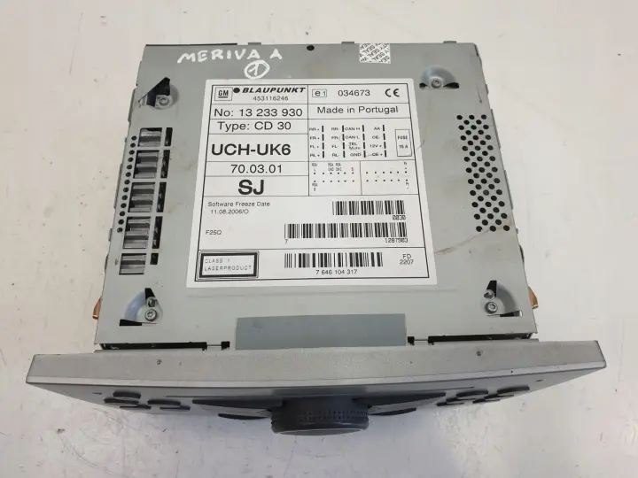 Opel Meriva A RADIOODTWARZACZ radio CD30 13233930