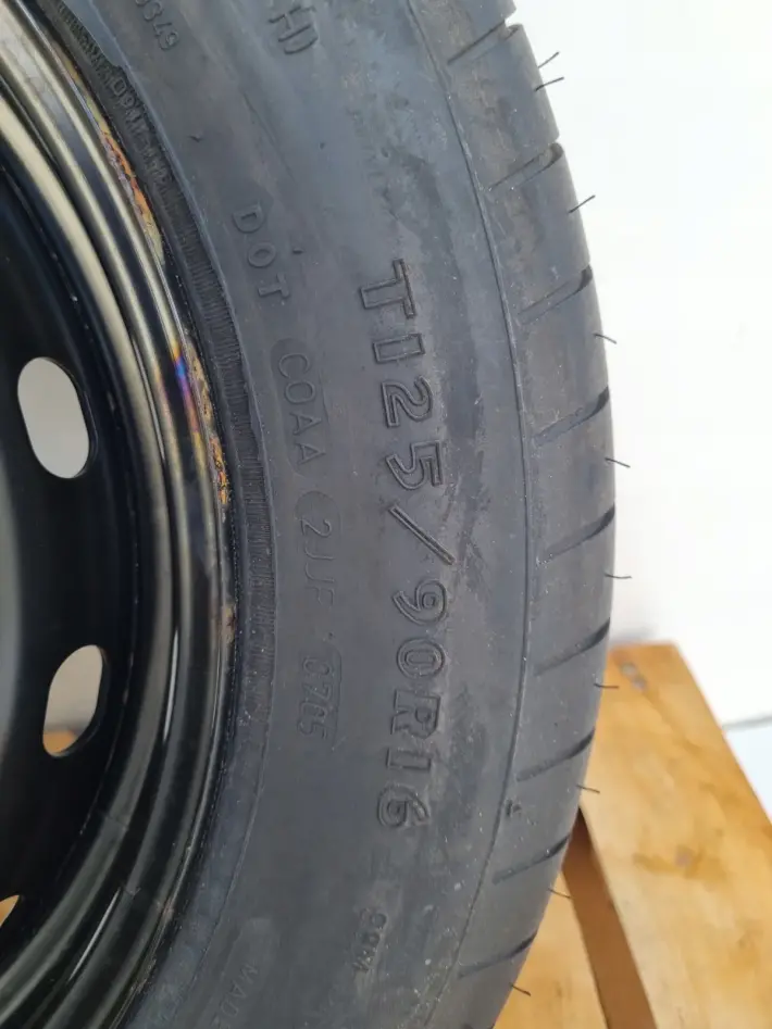 Mercedes W169 W245 KOŁO DOJAZDOWE dojazdówka 125/90 R16 5x112 1694000802