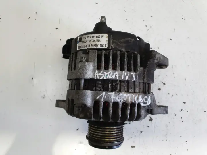 Opel Astra IV J 1.7 CDTI ALTERNATOR 8980311541 100A