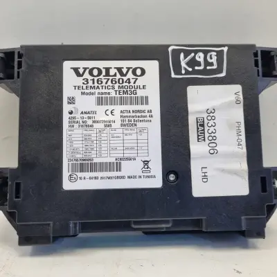 Volvo V60 I S60 II XC60 I MODUŁ STEROWNIK TELEFONU Telematics 31676047