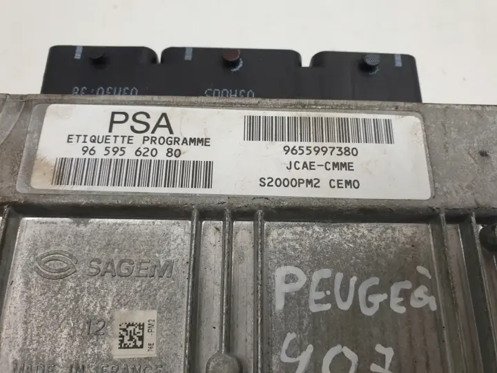 PEUGEOT 407 1.8 16V STEROWNIK SILNIKA 9655997380