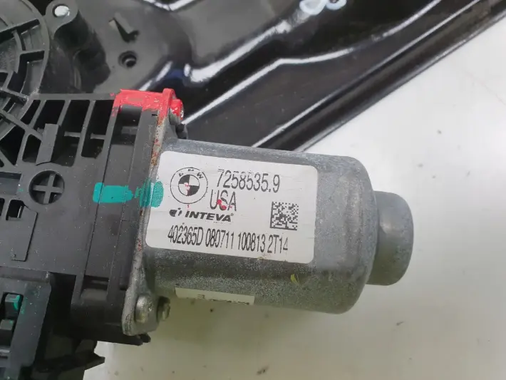 BMW X3 F25 PODNOŚNIK SZYBY lewy tył KIEROWCY mechanizm 7258535