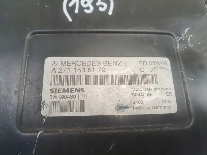 Mercedes W203 1.8 K STEROWNIK SILNIKA A2711536179
