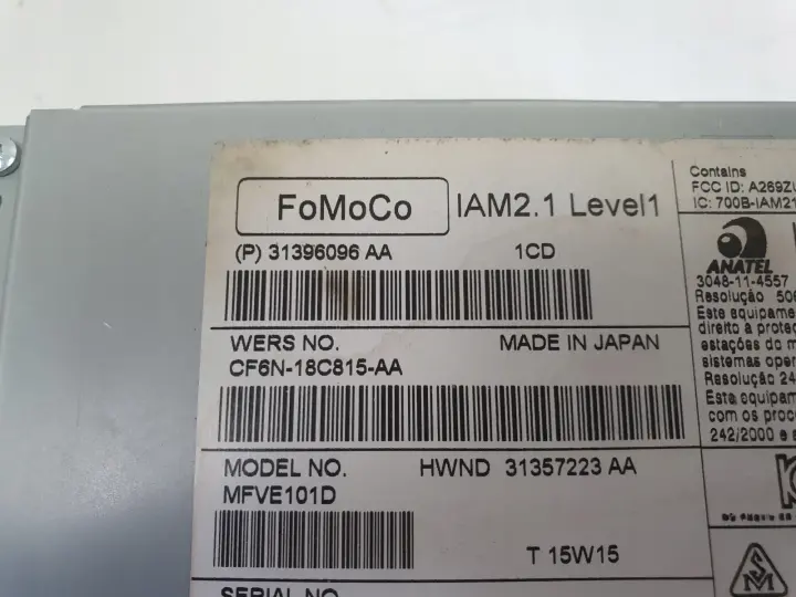 Volvo VOLVO V60 I S60 II V40 II CZYTNIK NAWIGACJI Radio 31396096 31396096AA