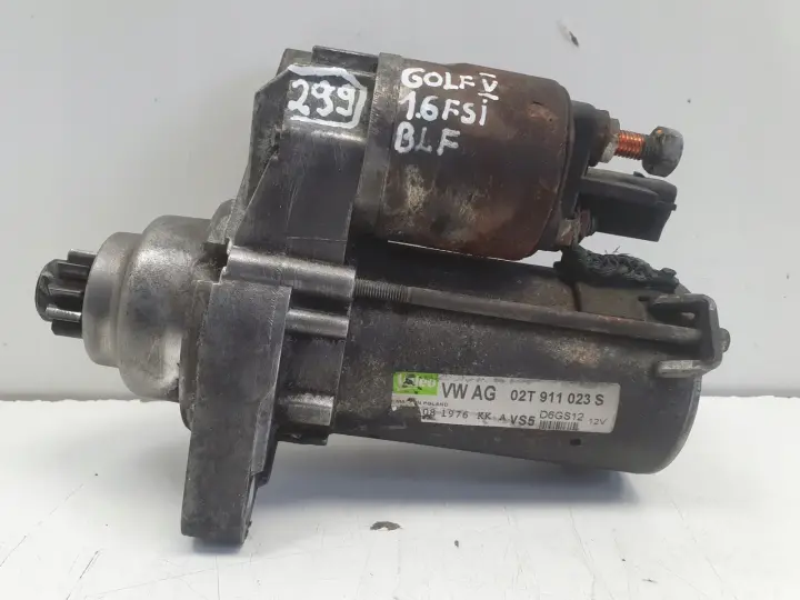 Vw Golf V 1.6 FSI ROZRUSZNIK valeo 02T911023S D6GS12
