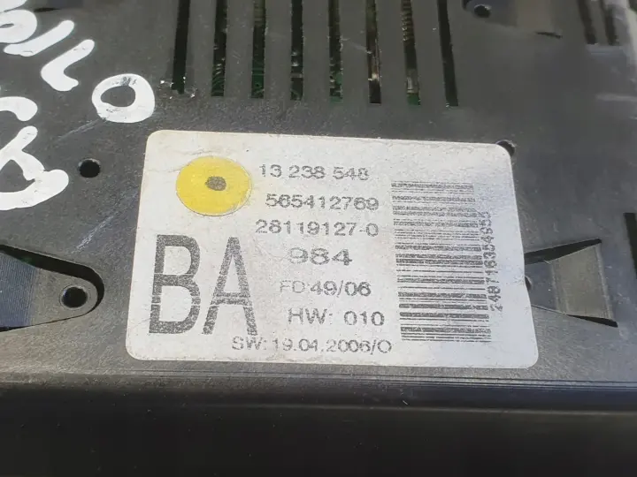 Opel Zafira B Astra H III EKRAN NAWIGACJI Monitor wyświetlacz 13238548