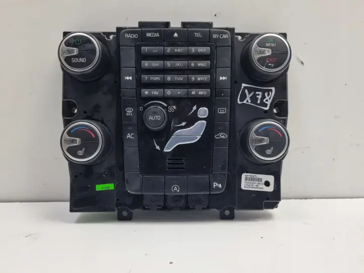 Volvo S60 II V60 I PANEL KLIMATYZACJI Nawiewu radia 30795271