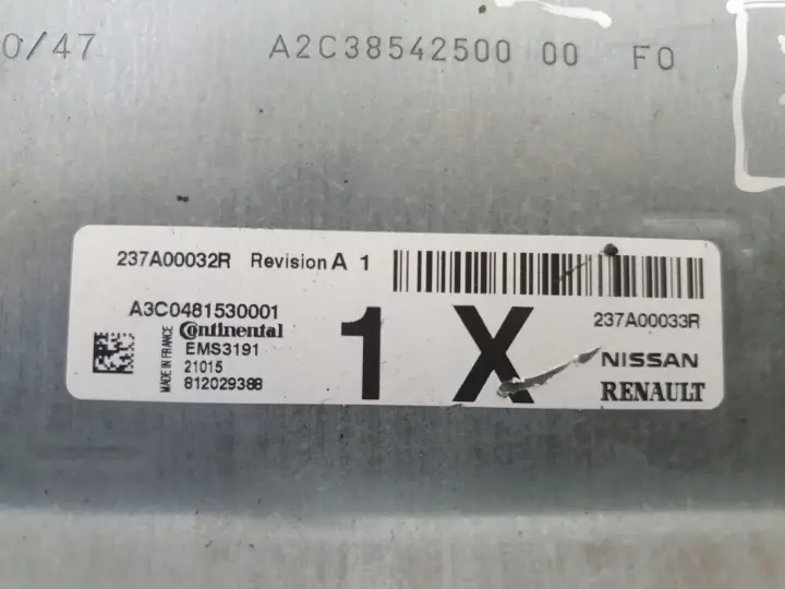 Renault Megane IV 1.6 STEROWNIK SILNIKA komputer 237A00032R