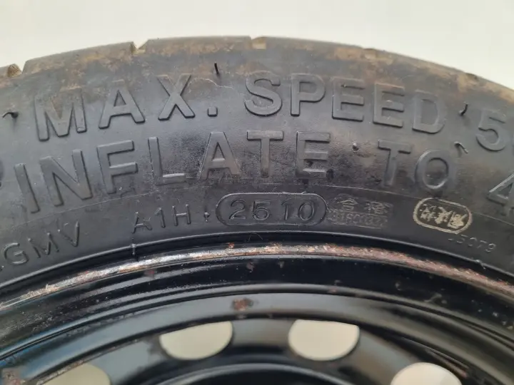 Audi Seat Vw Golf VI KOŁO DOJAZDOWE dojazdówka 125/70 R16 1K0601027AL 5x112