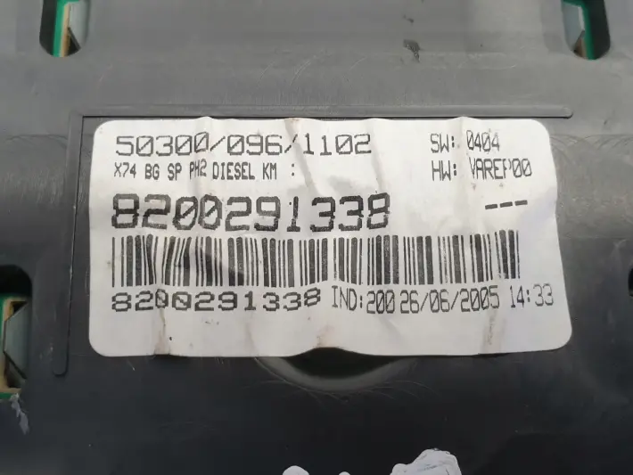 Renault Laguna II 1.9 fl LICZNIK ZEGARY 8200291338
