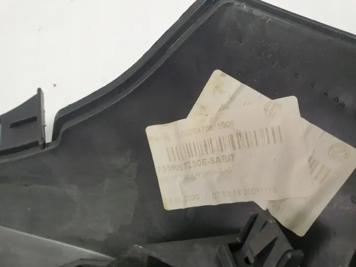 Fiat Doblo II lift DEKOR KONSOLI ŚRODKOWEJ ramka