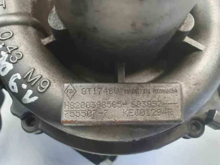 Renault Scenic II 1.9 DCI TURBOSPRĘŻARKA turbo H8200398565