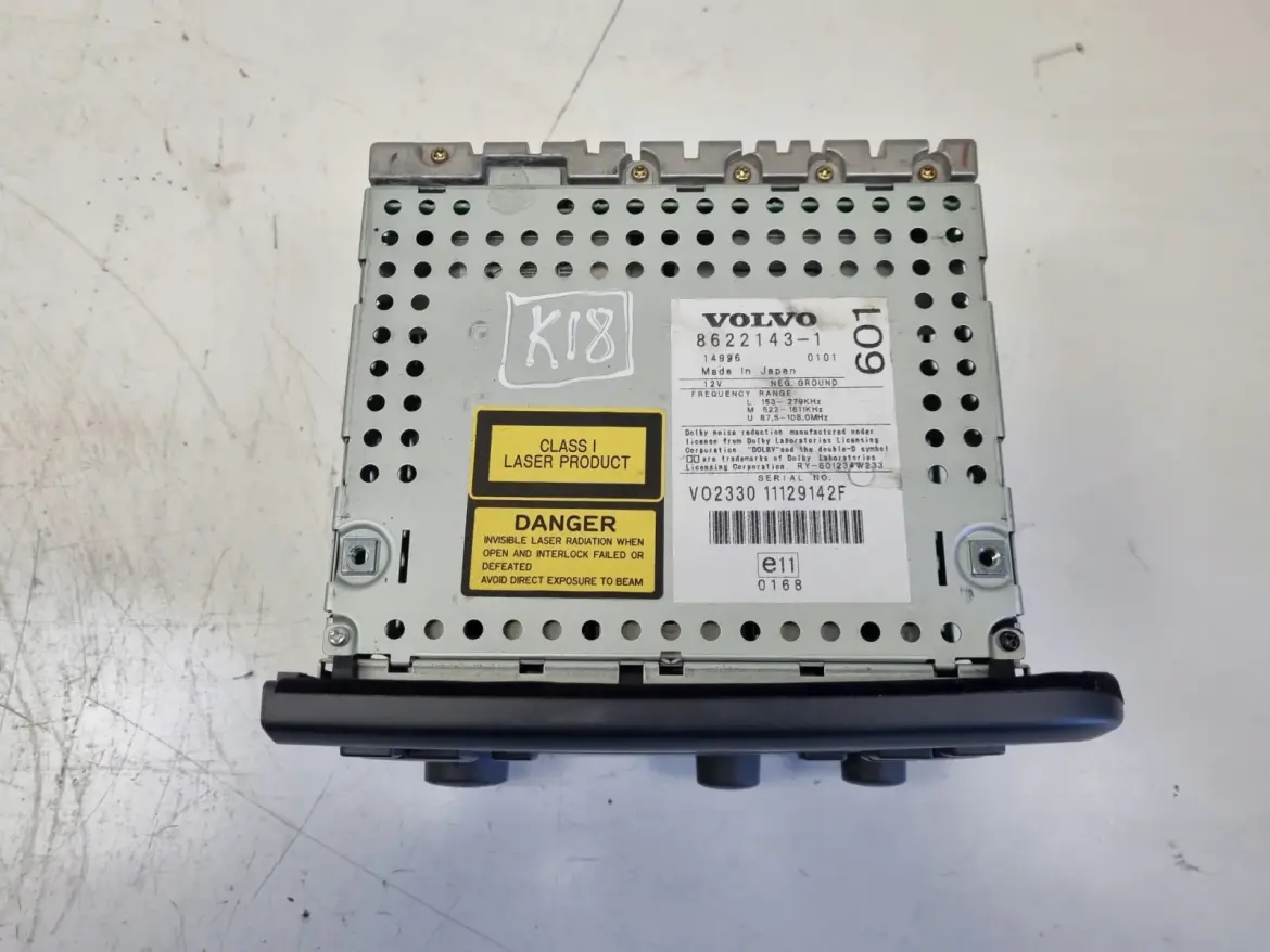 Volvo S80 I RADIOODTWARZACZ Radio CD 8622143 8622143-1