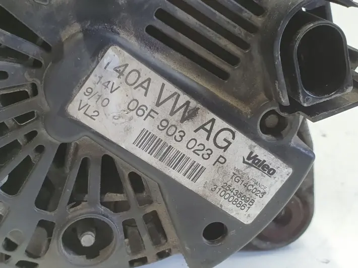 Audi A4 B8 2.0 TDI ALTERNATOR valeo 06F903023P 140A