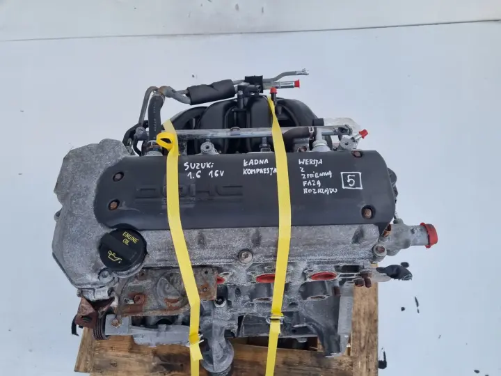 SILNIK KOMPLET Fiat Sedici 1.6 16V VVT 05-14r zmienne fazy M16A