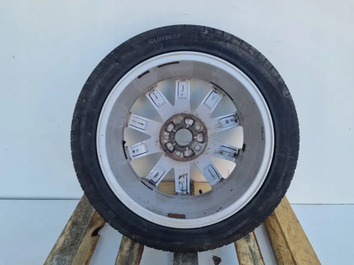 Vw FELGA ALUMINIOWA KOŁO ZAPASOWE zapas R17 5x112 ET54 Runway 225/45 2021R