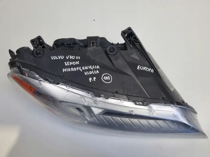 Volvo S80 II V70 III 06-16r PRZEDNIA LAMPA PRAWA PRAWY PRZÓD xenon 31214348