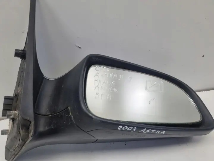 Opel Astra G 98-09r LUSTERKO PRAWE PASAŻERA 5 pin